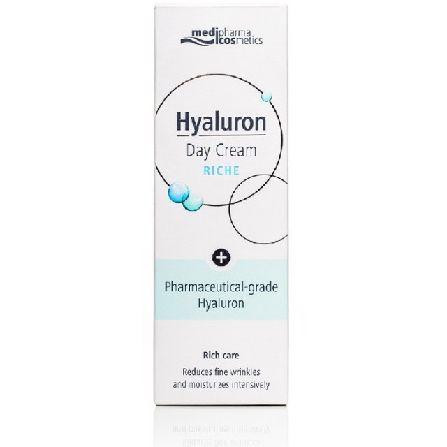 MEDIPHARMA HYALURON RICHE-OBOGAĆENA DNEVNA KREMA 50ml - Online Apoteka MEDIPHARMA HYALURON RICHE-OBOGAĆENA DNEVNA KREMA 50ml